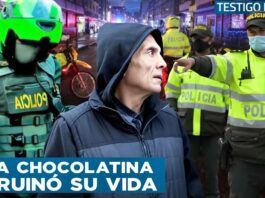 El es Luis Augusto Mora Rangel, también conocido como el "Ladrón de Chocolatinas", quien estuvo encarcelado por varios años por intentar robar chocolates en una cadena de tiendas.