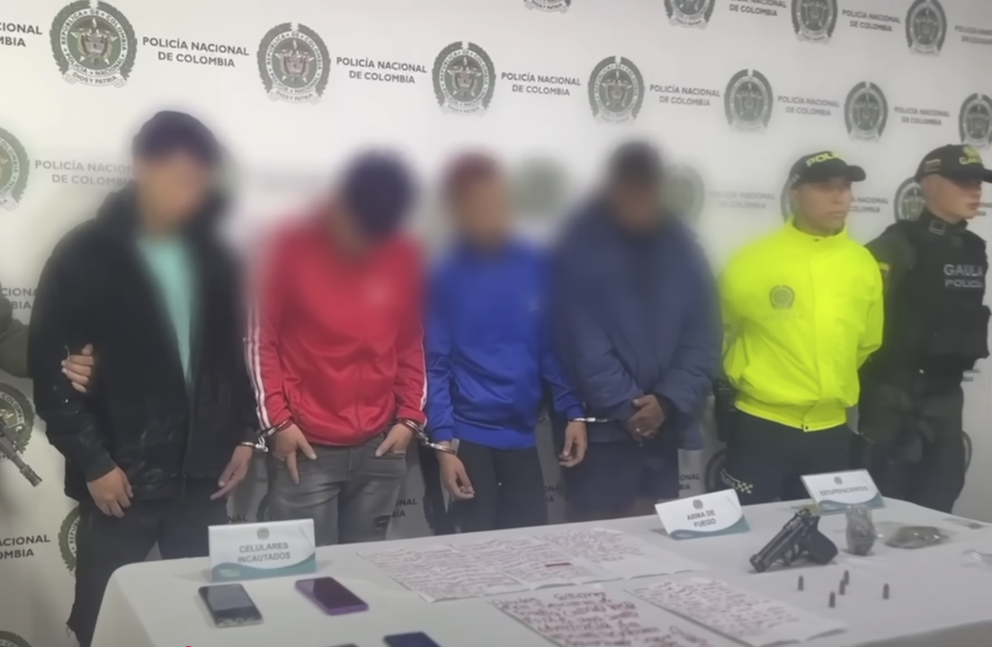 Captura de algunos miembros de la banda "Los Satanás".